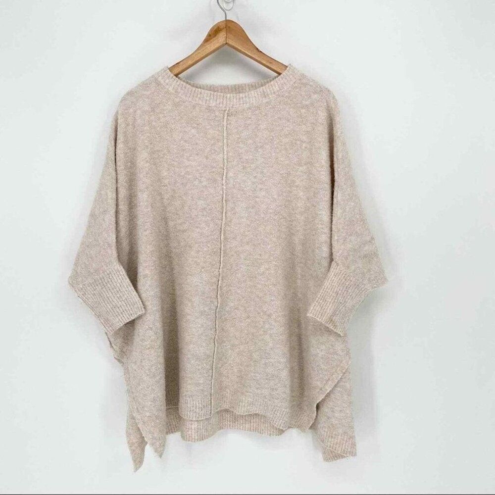Lou & Grey Women's Cream and Tan Jumper
